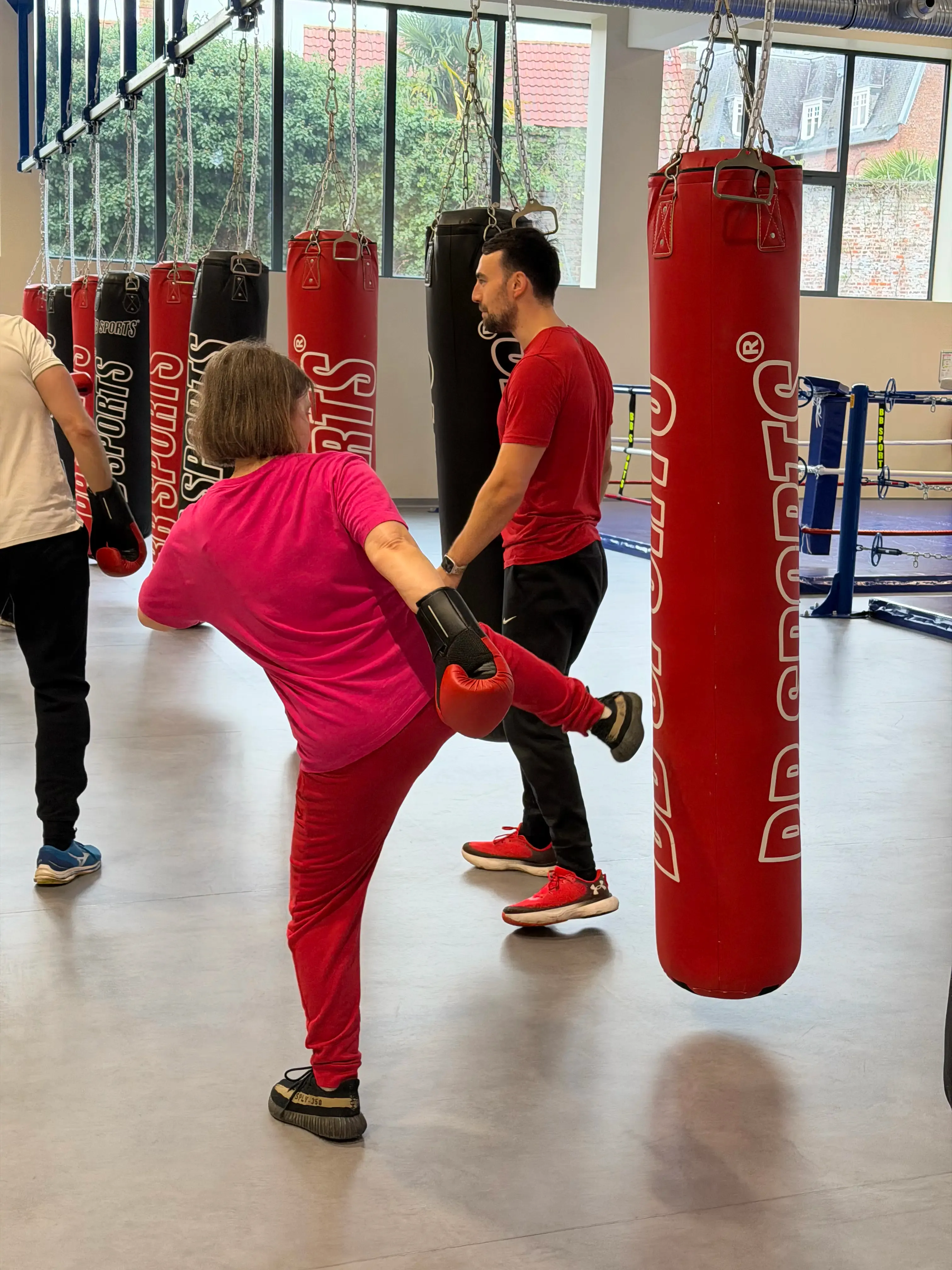 Séance de boxe pour les aidants à Tourcoing